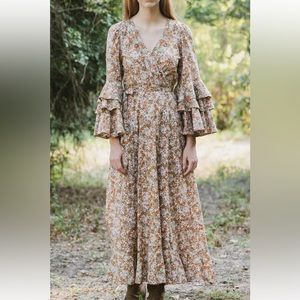 Mi Golondrina Lola Cafe Floral dress